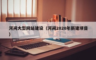 阳谷河间大型网站建设（河间2020年新建项目）
