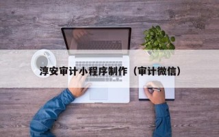 阳谷淳安审计小程序制作（审计微信）